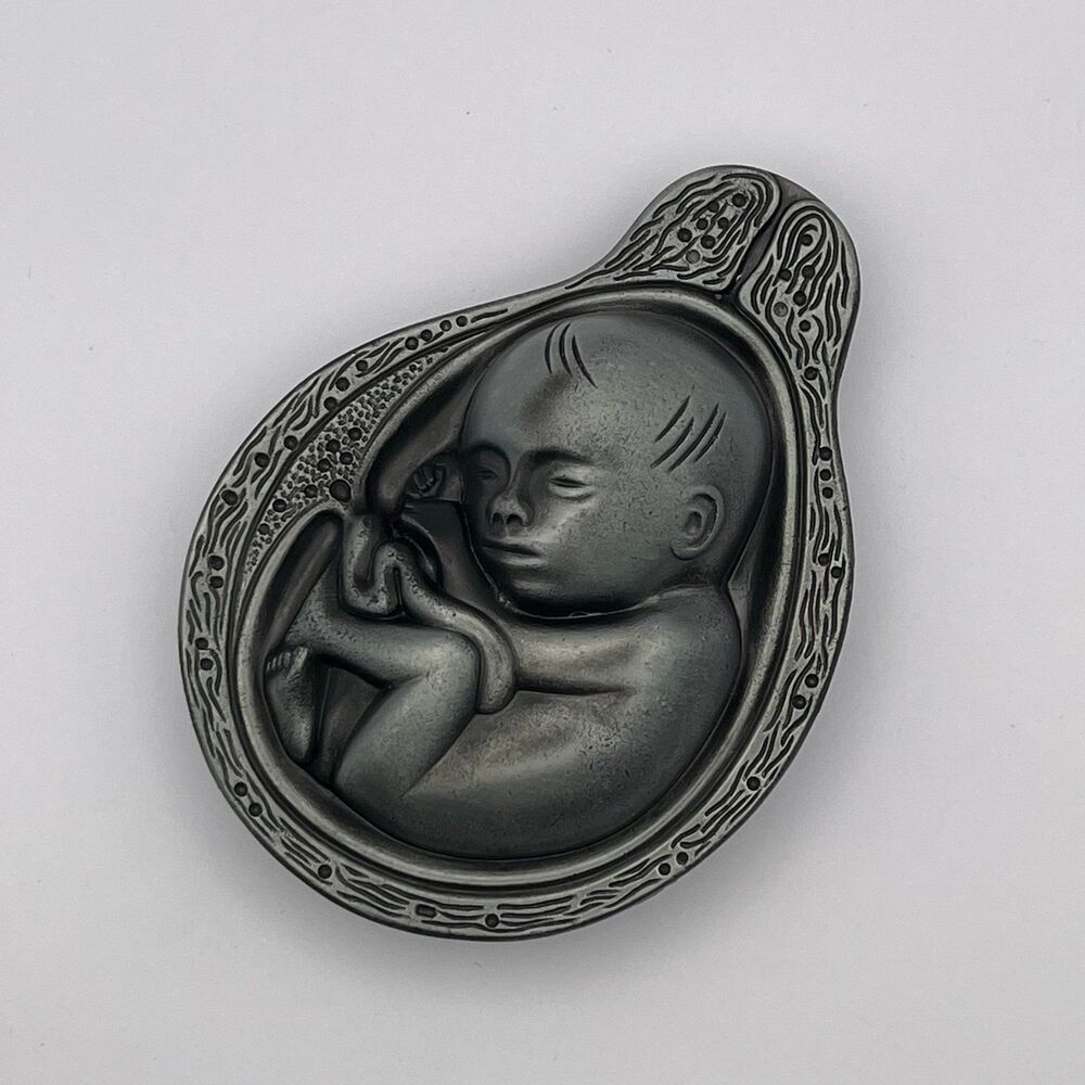 Vintage Parke-Davis Tabron Fetus in Womb Medical Oddity Paperweight